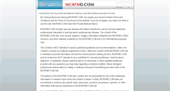 Desktop Screenshot of mcrfmd.com