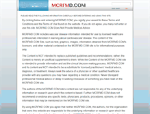 Tablet Screenshot of mcrfmd.com